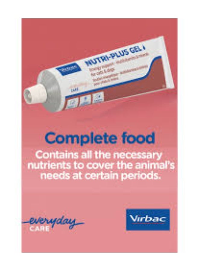 Virbac Nutri-Plus Gel - High-Energy Supplement for Cats & Dogs 120g Tube - Image 2